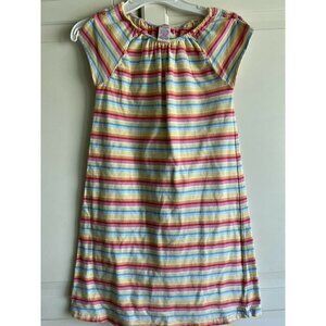 Gymboree Size 8 Short Sleeve  Rainbow‎ Stripe Dress